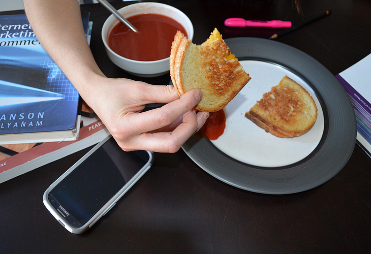 Random Act of Kindness Soup and Grilled Cheese
